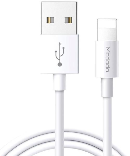 Cablu de date Mcdodo Element Series CA-6020, Lightning, max 2 A, 1 m (Alb) 1 Cablu de date Mcdodo Element Series CA-6020, Lightning, max 2 A, 1 m (Alb)
