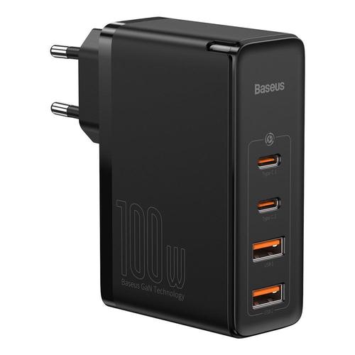 Incarcator Retea Baseus GaN2 Pro CCGAN2P-L01, Quick Charge, 2 x USB Type-C, 2 x USB, 100W (Negru) 1 Incarcator Retea Baseus GaN2 Pro CCGAN2P-L01, Quick Charge, 2 x USB Type-C, 2 x USB, 100W (Negru)