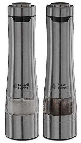 Rasnite electrice condimente Russell Hobbs Classic 23460-56, Lame ceramice, Baza iluminata, Rasnire ajustabila (Inox) 1 Rasnite electrice condimente Russell Hobbs Classic 23460-56, Lame ceramice, Baza iluminata, Rasnire ajustabila (Inox)