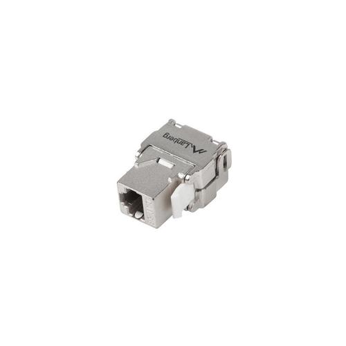 Cuplaj modular cu montaj fara scule Lanberg, Keystone RJ45 180° FTP cat5e, gri 1 Cuplaj modular cu montaj fara scule Lanberg, Keystone RJ45 180° FTP cat5e, gri