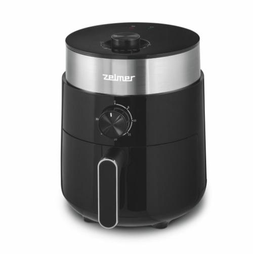 Friteuza cu aer cald Zelmer ZAF2500, 1200 W, 2.5 L, Timer 30 min (Negru/Argintiu) 1 Friteuza cu aer cald Zelmer ZAF2500, 1200 W, 2.5 L, Timer 30 min (Negru/Argintiu)