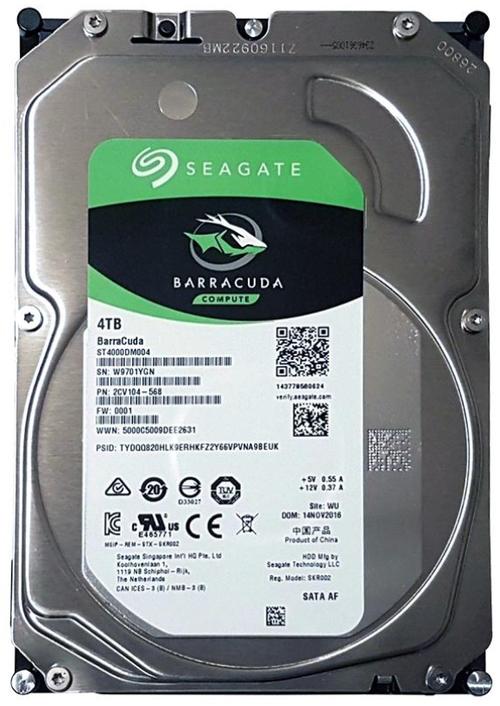 HDD Desktop Seagate Barracuda ST4000DM004, 4TB, SATA III, 250MB Buffer 1 HDD Desktop Seagate Barracuda ST4000DM004, 4TB, SATA III, 250MB Buffer