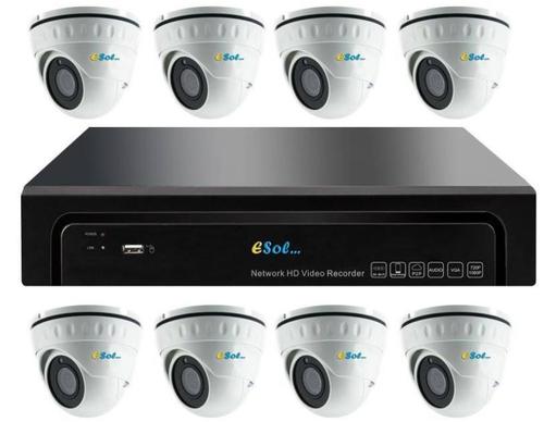 Kit Supraveghere Video Esol EN208-8(D)20, NVR 8 canale + 8 Camere Video 1 Kit Supraveghere Video Esol EN208-8(D)20, NVR 8 canale + 8 Camere Video