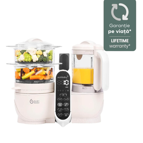 Robot multifunctional Babymoov 5 in 1 Nutribaby+ (Bej) 1 Robot multifunctional Babymoov 5 in 1 Nutribaby+ (Bej)
