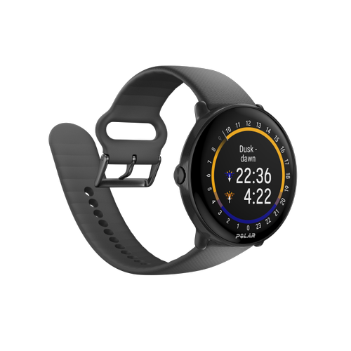 Ceas activity tracker Polar Ignite 3, Ecran AMOLED 1.28inch, GPS, Bluetooth, WR30, Ritm Cardiac, Monitorizare somn (Negru)