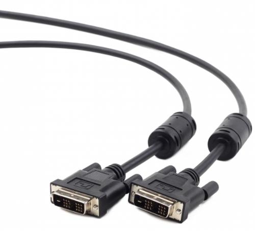 Cablu Monitor Gembird CC-DVI-BK-6, DVI - DVI, Single link, 1.8 m (Negru)