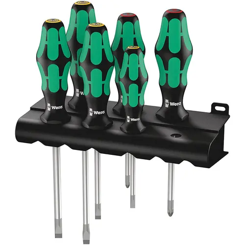 Set surubelnite drepte si PH, varfuri lasertip, WERA, 6 piese 1 Set surubelnite drepte si PH, varfuri lasertip, WERA, 6 piese