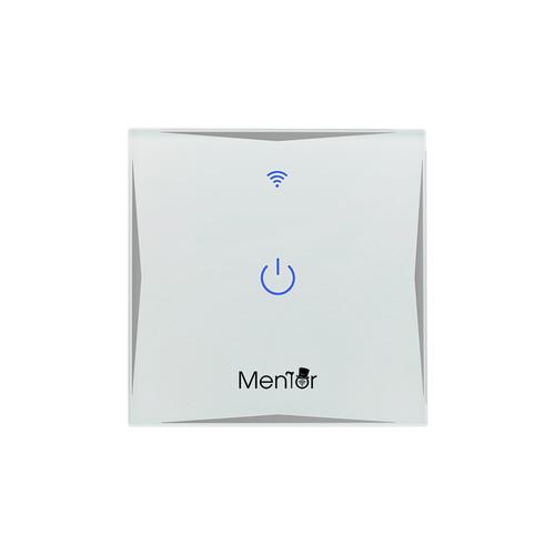 Intrerupator inteligent wireless Mentor WiFi 10A 600W, cu touch 1 Intrerupator inteligent wireless Mentor WiFi 10A 600W, cu touch