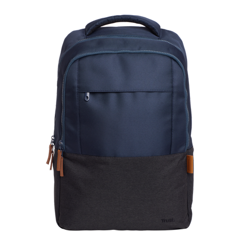 Ghiozdan laptop Trust Lisboa 16inch, material POM, RPET Polyester, RPET twill polyester, volum 23 L, Albastru 1 Ghiozdan laptop Trust Lisboa 16inch, material POM, RPET Polyester, RPET twill polyester, volum 23 L, Albastru