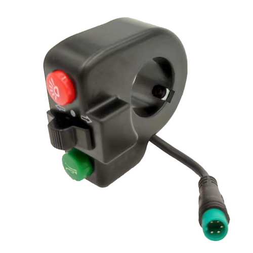 Semnalizator de ghidon cu actionare de lumina si claxon, rezistent la apa 1 Semnalizator de ghidon cu actionare de lumina si claxon, rezistent la apa