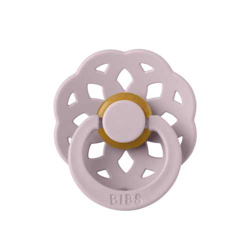 Suzeta Boheme Latex BIBS Dusky Lilac, tetina rotunda, 0 luni + 1 Suzeta Boheme Latex BIBS Dusky Lilac, tetina rotunda, 0 luni +