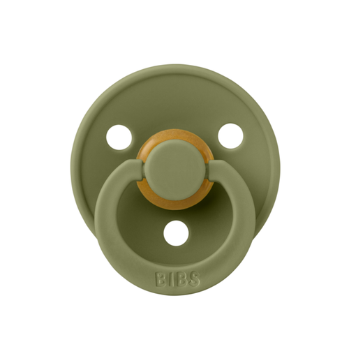 Suzeta Colour Latex BIBS Olive, tetina rotunda, 6 luni + 1 Suzeta Colour Latex BIBS Olive, tetina rotunda, 6 luni +