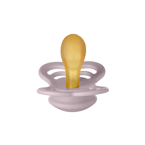 Suzeta Supreme Latex BIBS Dusky Lilac, tetina simetrica, 6 luni + 1 Suzeta Supreme Latex BIBS Dusky Lilac, tetina simetrica, 6 luni +