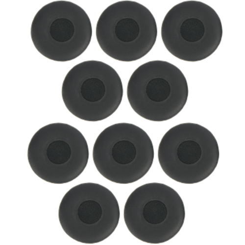 Set 10x Pernute casti, Jabra, Piele (Negru) 1 Set 10x Pernute casti, Jabra, Piele (Negru)