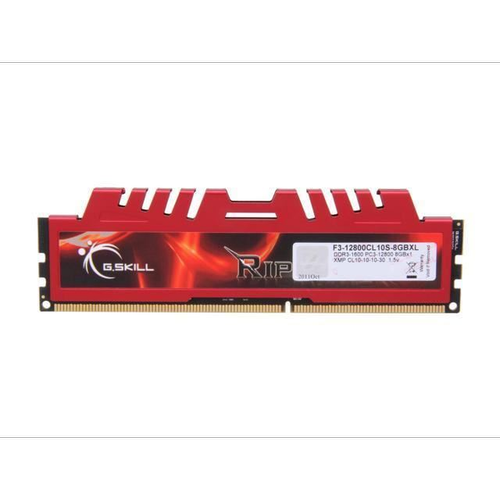 Memorie RAM, G.Skill, 8 GB RAM, DDR3, 1600 MHz, Ripjaws X CL10, Rosu 1 Memorie RAM, G.Skill, 8 GB RAM, DDR3, 1600 MHz, Ripjaws X CL10, Rosu