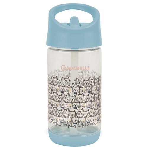 Cana cu pai Badabulle Pisici, 350ml (Albastru) 1 Cana cu pai Badabulle Pisici, 350ml (Albastru)