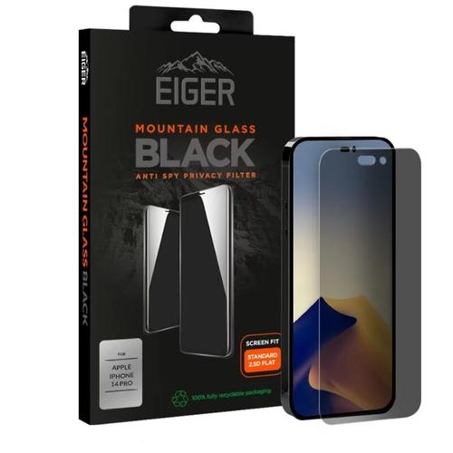 Folie Sticla Eiger 2.5D Mountain Glass Privacy compatibila cu iPhone 14 Pro (Negru) 1 Folie Sticla Eiger 2.5D Mountain Glass Privacy compatibila cu iPhone 14 Pro (Negru)