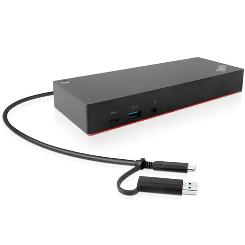 Docking Station Lenovo ThinkPad TP Hybrid, USB-C, 4K (Negru) 1 Docking Station Lenovo ThinkPad TP Hybrid, USB-C, 4K (Negru)