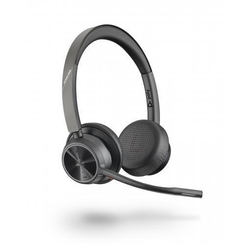 Casti Wireless Call Center Poly Voyager 4320, USB-A (Negru) 1 Casti Wireless Call Center Poly Voyager 4320, USB-A (Negru)