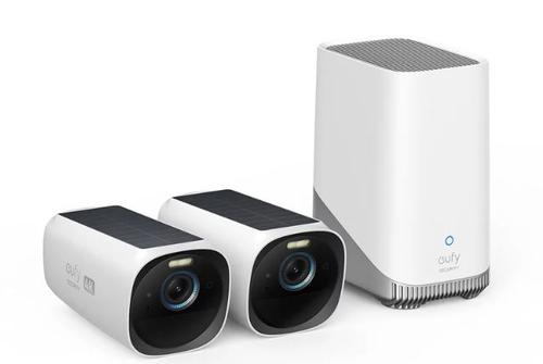Kit supraveghere video eufyCam 3 S330, 4K Ultra HD, Incarcare solara, BionicMind™, Nightvision, Homebase 3 + 2 camere video 1 Kit supraveghere video eufyCam 3 S330, 4K Ultra HD, Incarcare solara, BionicMind™, Nightvision, Homebase 3 + 2 camere video