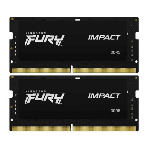 Memorii laptop Kingston FURY Impact, 32GB(2x16GB), DDR5, 4800MHz, CL38, 1.1v, Dual Channel Kit 1 Memorii laptop Kingston FURY Impact, 32GB(2x16GB), DDR5, 4800MHz, CL38, 1.1v, Dual Channel Kit