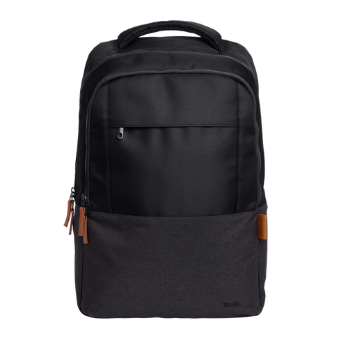 Rucsac laptop Trust Lisboa 16inch, material POM, RPET Polyester, RPET twill polyester, volum 23 L, Negru 1 Rucsac laptop Trust Lisboa 16inch, material POM, RPET Polyester, RPET twill polyester, volum 23 L, Negru
