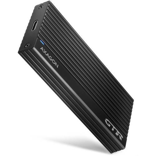 Rack AXAGON EEM2-GTR, M.2 NVMe SSD, USB 3.2 Gen 2 Type-C (Negru) 1 Rack AXAGON EEM2-GTR, M.2 NVMe SSD, USB 3.2 Gen 2 Type-C (Negru)