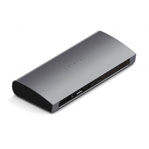 Docking Station Satechi ST-UCT4DM-EU, 3x Thunderbolt 4, 40 Gbps, 96 W, 4K 60Hz, UHS-II SD, Jack 3.5 mm (Gri) 1 Docking Station Satechi ST-UCT4DM-EU, 3x Thunderbolt 4, 40 Gbps, 96 W, 4K 60Hz, UHS-II SD, Jack 3.5 mm (Gri)