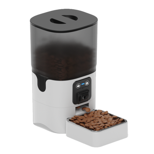 Dispenser automat iHunt Smart Pet Feeder 6L Cam, 5W, 2 moduri de hranire, Alerte (Alb) 1 Dispenser automat iHunt Smart Pet Feeder 6L Cam, 5W, 2 moduri de hranire, Alerte (Alb)