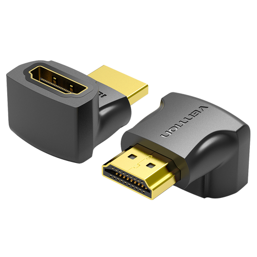 Adaptor Vention AINB0, HDMI tata-mama, 270 grade (Negru/Auriu) 1 Adaptor Vention AINB0, HDMI tata-mama, 270 grade (Negru/Auriu)