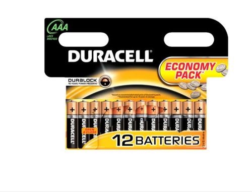 Baterie Duracell Basic AAA LR03, 12buc 1 Baterie Duracell Basic AAA LR03, 12buc