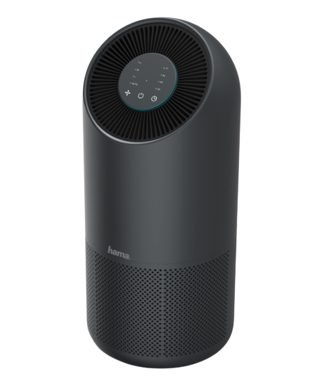 Purificator de aer Hama Smart, Filtru HEPA 13, 250 mc/h, 45 W, WiFi, Recomandat pentru incaperi de pana la 65 mp (Negru) 1 Purificator de aer Hama Smart, Filtru HEPA 13, 250 mc/h, 45 W, WiFi, Recomandat pentru incaperi de pana la 65 mp (Negru)