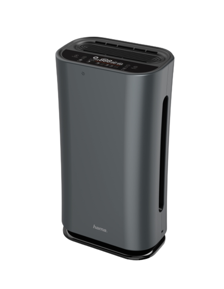 Purificator de aer Hama Basic, 55 W, 200 mc/h, Recomandat pentru incaperi de pana la 52 mp (Negru/Gri) 1 Purificator de aer Hama Basic, 55 W, 200 mc/h, Recomandat pentru incaperi de pana la 52 mp (Negru/Gri)