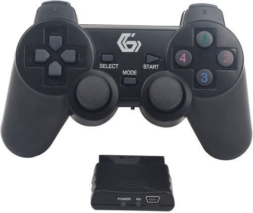 Controller Gembird JPD-WDV-01, Wireless, PC/PS2/PS3 (Negru)