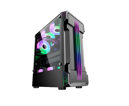 Carcasa PRO GAMING ZERG, Mid Tower, ARGB (Negru) 1 Carcasa PRO GAMING ZERG, Mid Tower, ARGB (Negru)