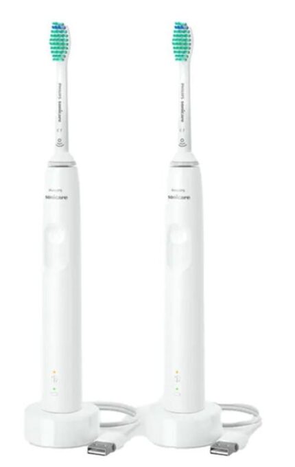 Set 2 Periute de dinti electrice PHILIPS Sonicare HX3675/13, 31000 miscari/min, 1 program, 2 capate (Alb) 1 Set 2 Periute de dinti electrice PHILIPS Sonicare HX3675/13, 31000 miscari/min, 1 program, 2 capate (Alb)