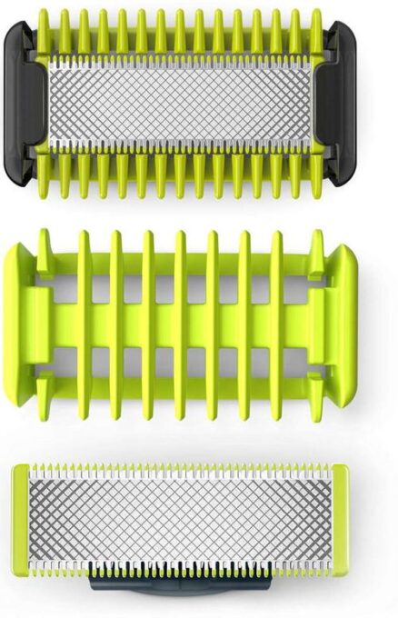 Kit OneBlade Philips QP620/50, Lama corp, Lama fata, Pieptan corp (Verde) 1 Kit OneBlade Philips QP620/50, Lama corp, Lama fata, Pieptan corp (Verde)