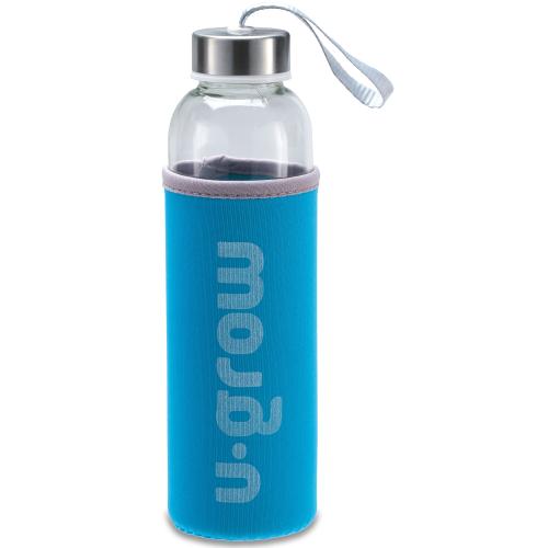 Sticla cu husa termoizolanta U-Grow, 500ml, Albastru 1 Sticla cu husa termoizolanta U-Grow, 500ml, Albastru