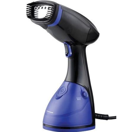 Aparat de calcat vertical cu aburi Heinner HGS-1600BK, 1630 W, 0.25 L (Negru/Albastru) 1 Aparat de calcat vertical cu aburi Heinner HGS-1600BK, 1630 W, 0.25 L (Negru/Albastru)