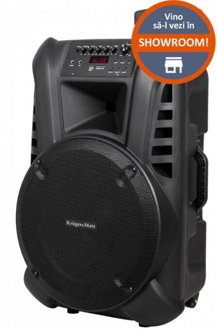 Boxa Portabila Kruger&Matz KM 1715, 60 W, Bluetooth, 2 Microfoane (Negru) 1 Boxa Portabila Kruger&Matz KM 1715, 60 W, Bluetooth, 2 Microfoane (Negru)