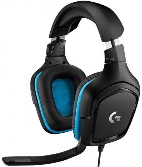 Casti Gaming Logitech G432, Surround 7.1, Multiplatforma, Microfon (Albastru) 1 Casti Gaming Logitech G432, Surround 7.1, Multiplatforma, Microfon (Albastru)