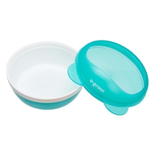 Bol cu capac 2 in 1 U-grow, capacitate 220 ml, + 6 luni, Multicolor 1 Bol cu capac 2 in 1 U-grow, capacitate 220 ml, + 6 luni, Multicolor