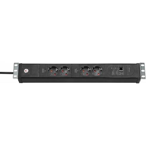 Priza multipla tip PDU 4P 3M pentru rack 19inch LAN/IP 1 Priza multipla tip PDU 4P 3M pentru rack 19inch LAN/IP