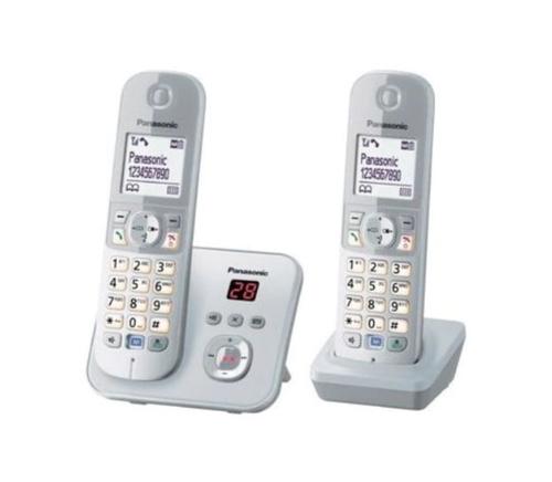 Telefon Dect Panasonic Twin KX-TG6822GS, robot telefonic, Caller ID (Argintiu) 1 Telefon Dect Panasonic Twin KX-TG6822GS, robot telefonic, Caller ID (Argintiu)