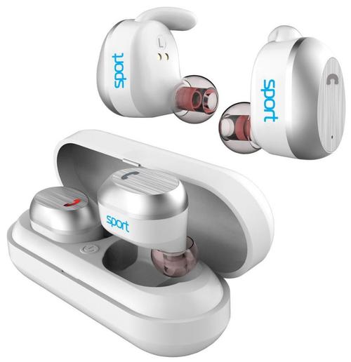 Casti Alergare Elari NanoPods Sport, Microfon (Alb)