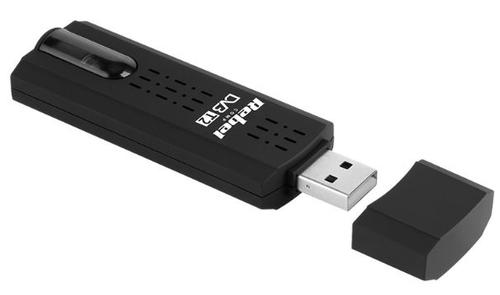 Tuner Rebel KOM1060, USB, DVB-T2, H.265 (Negru) 1 Tuner Rebel KOM1060, USB, DVB-T2, H.265 (Negru)
