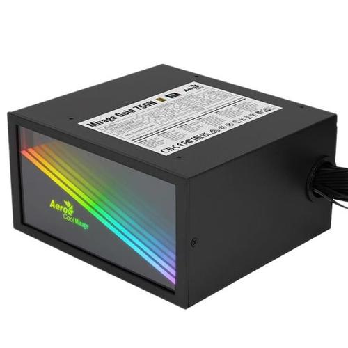 Sursa Aerocool Mirage Gold 750W, Full modulara, iluminare aRGB 1 Sursa Aerocool Mirage Gold 750W, Full modulara, iluminare aRGB