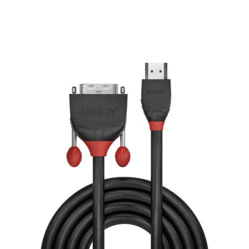 Cablu Lindy LY-36273, 3m, HDMI - DVI-D 1 Cablu Lindy LY-36273, 3m, HDMI - DVI-D