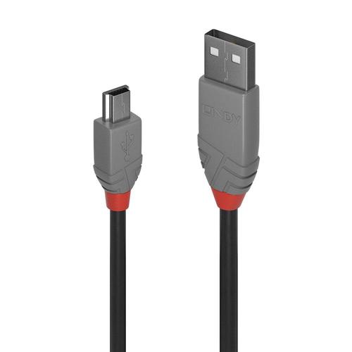Cablu de date Lindy LY-36723, 2m, USB 2.0 Type A - USB Mini-B 1 Cablu de date Lindy LY-36723, 2m, USB 2.0 Type A - USB Mini-B
