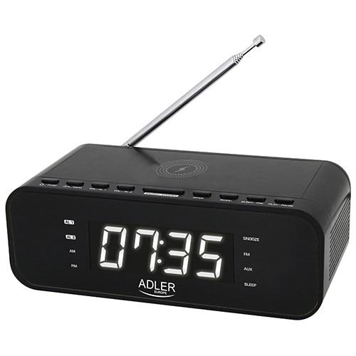 Ceas cu radio, alarma si incarcator wireless Adler AD 1192B 1 Ceas cu radio, alarma si incarcator wireless Adler AD 1192B